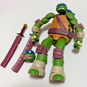 Kaiyodo Revoltech Teenage Mutant Ninja Turtles Leonardo Action Figure No box - Picture 1 of 6