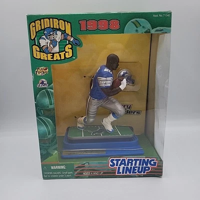 Figura Barry Sanders 1998 alineación inicial Gridiron Greats 6" Detroit Lions - NUEVO Foto 1 de 4