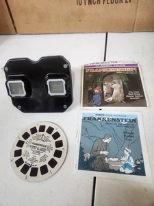 Bakelite Vintage 1950s Deluxe Sawyers View Master 3D Viewer w/ Frankenstein B323 - Picture 1 of 3