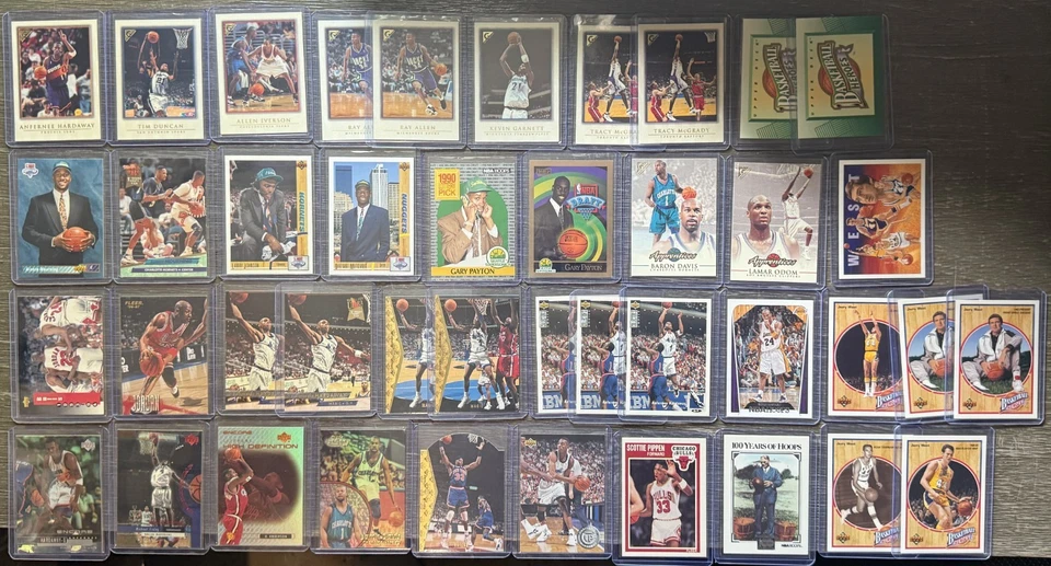 Basketball Card Lot Michael Jordan Kobe Bryant West Heroes Anfernee Hardaway RC - Image 1 of 1