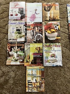 2004 Country Home magazine 10 issues decorating kitchens cottage - Picture 1 of 1
