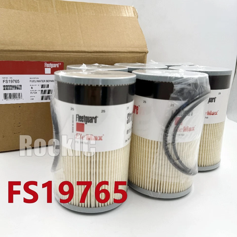 Separador de combustible/agua Fleetguard 6X FS19765 OEM nuevo y genuino envío gratuito Foto 1 de 3