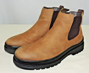 Chaps Herren Tabak Braun Harrison Chelsea Stiefel Größe 8 M US - Bild 1 von 11