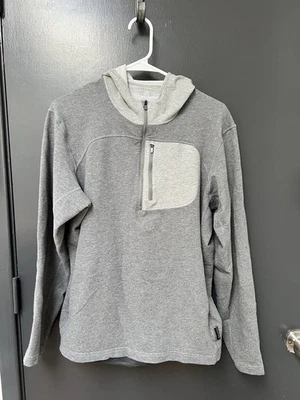 Mountain Hardwear 1/2 Zip Hoodie Women’s Sz L Gray - Image 1 of 4