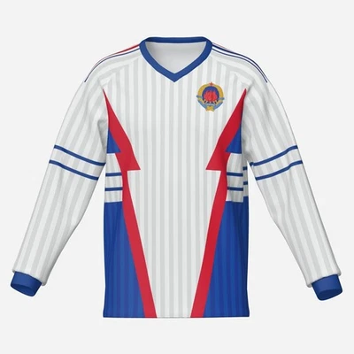 Yugoslavia -  football shirt Retro jersey, 1990 away replica soccer long sleeve - Image 1 of 4