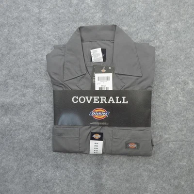 Dickies Coveralls Mens Medium Short Gray Short Sleeve Stain Release 33999GY - Image 1 of 4