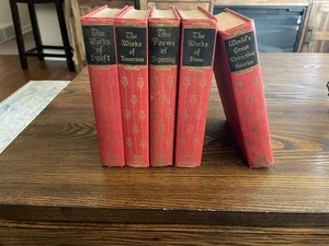 BLACKS READER SERVICE THE WORKS OF HARDCOVER BOOKS LOT OF 5 1928-1932 - Picture 1 of 7