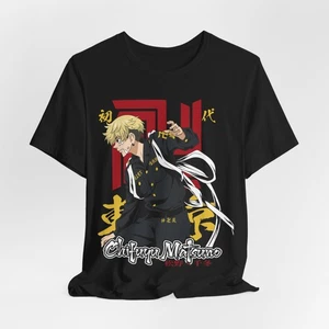 Chifuyu Anime Graphic Tee, Unisex T-Shirt, Gift for Anime Fans, Short Sleeve - Picture 1 of 9