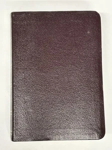 Holy Bible Compact Bible KJV Burgundy Leather 2010 Holman - Picture 1 of 10