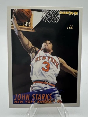 1994 Fleer #156 John Starks New York Knicks - Imagem 1 de 2