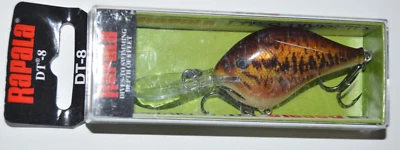rapala dt-8 dt08 sbl dives to 8' bass crankbait  2" 3/8oz live smallmouth bass - Image 1 of 3