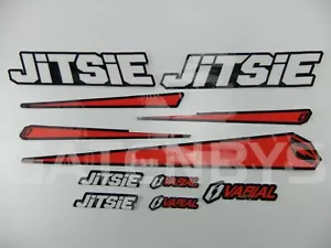 JITSIE Aufkleber Aufkleber TRIALS Gabel Schwenkarm Schutzrahmen GASGAS COTA MONTESA - Bild 1 von 1