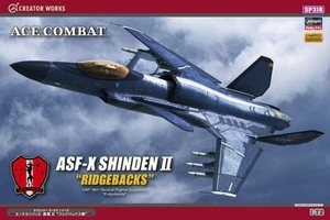 Hasegawa SP316 1/72 Scale Model Kit Ace Combat ASF-X Shinden II Ridgebacks - Picture 1 of 4