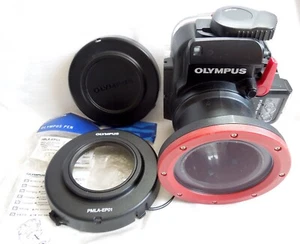 OLYMPUS PT-EPO6 Underwater Case for E-620/E-PM1 PEN Camera *Macro Lens Adaptor* - Picture 1 of 9