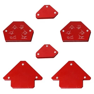 Juego de soportes de soldadura magnéticos posicionador de soldadura de ángulo fijo de acero 6 piezas - Imagen 1 de 3