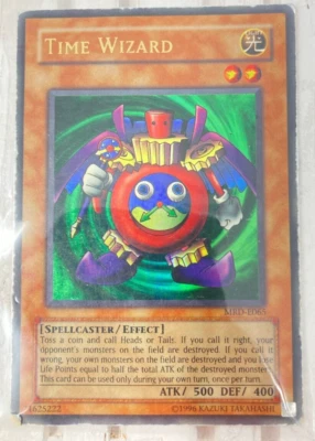Yugioh Time Wizard MRD-E065 Zeitzauberer Englisch Played - Bild 1 von 2