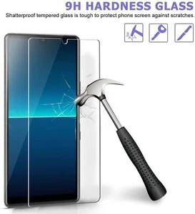 For Sony Xperia L4, 6.2" Clear 9H Tempered Glass Screen Guard Protector (5 Pack) - Picture 1 of 10