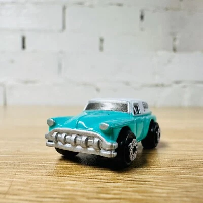 Micro Machines Galoob 1953 53 Chevy Delivery Van Aqua Blue White Canopy - Image 1 of 4