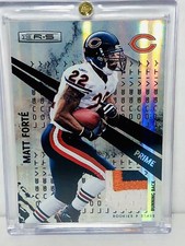 2010 ROOKIES STARS LONGEVITY MATT FORTE GAME USED PRIME PATCH SN 1/25 SP