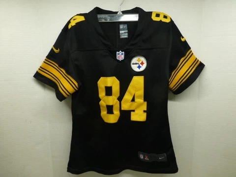 Nike ANTONIO BROWN #84 NFL Pittsburgh Steelers SEWN Jersey  BOYS Youth SZ LG VGC Cover