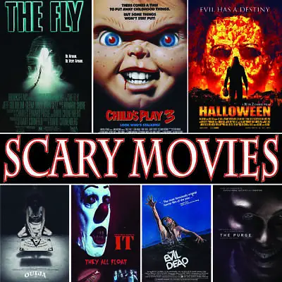 Classic Horror Thriller Film Movies Posters Prints A1 To A5 • 2.43£