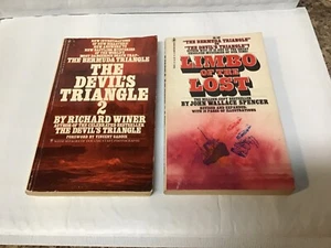The Devils Triangle 2 1975 & Limbo of the Lost 1974 Vintage Non-Fiction PB’s - Picture 1 of 14