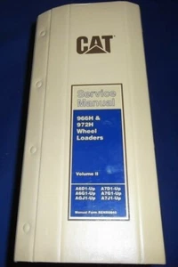 CAT CATERPILLAR 966H 972H WHEEL LOADER SERVICE SHOP REPAIR BOOK MANUAL VOLUME II - Picture 1 of 13