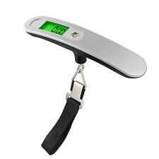 50Kg Portable Luggage Scale Lcd Display 10G Graduation Clip Belt Baggage Travel