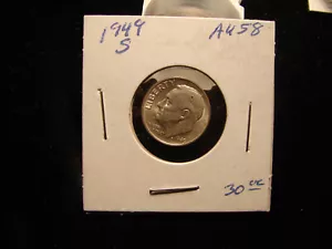 1949 S Roosevelt Dime, as pictured. - Picture 1 of 2