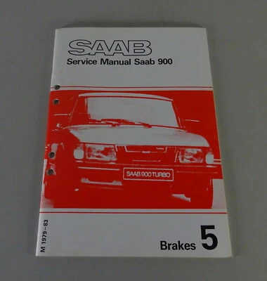 Taller Manual/Manual de Servicio Saab 900 Frenos Model-Year 1979-1983 - Imagen 1 de 4