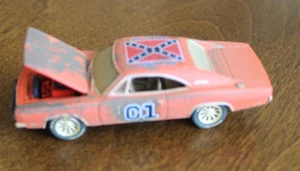 JOHNNY LIGHTNING Dukes of Hazzard 1969 DODGE CHARGER GENERAL LEE Dirty Version - Picture 1 of 2