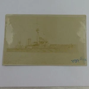 HMS DREADNOUGHT 'ON TRIALS IN STOKES BAY' 28 nov 1906 Postcard Photograph - Picture 1 of 4