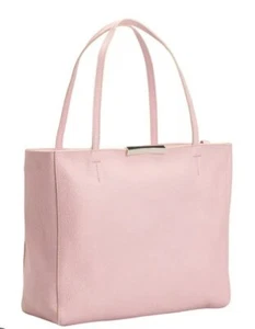 Ted Baker Clarkia Leder Shopper Tasche Schultertasche hellrosa - Bild 1 von 9