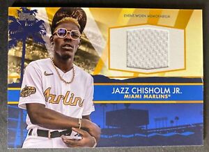 Jazz Chisholm Jr 2022 Topps Update ASSC-JCJ Update All-Star Stitches Relics Card