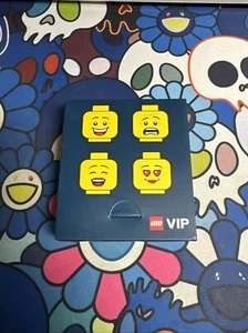 LEGO VIP Exclusivo Minifigura Doble Cara Cabezas Posavasos Bebida Paquete de 4 Nuevo - Imagen 1 de 2