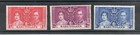 BASUTOLAND 1937 KGVI SG15-17 KGVI CORONATION - COMPLETE SET -  MNH