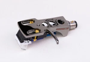 Headshell, Titanium + Stylus for Technics SL B202, SL B205, SL B303, SL H302, - Picture 1 of 5