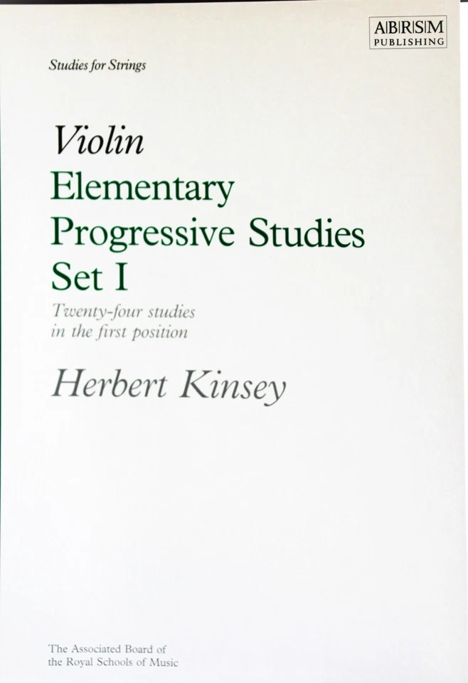 Violin Elementary Progressive Studies set 1 by Herbert Kinsey - Image 1 of 1