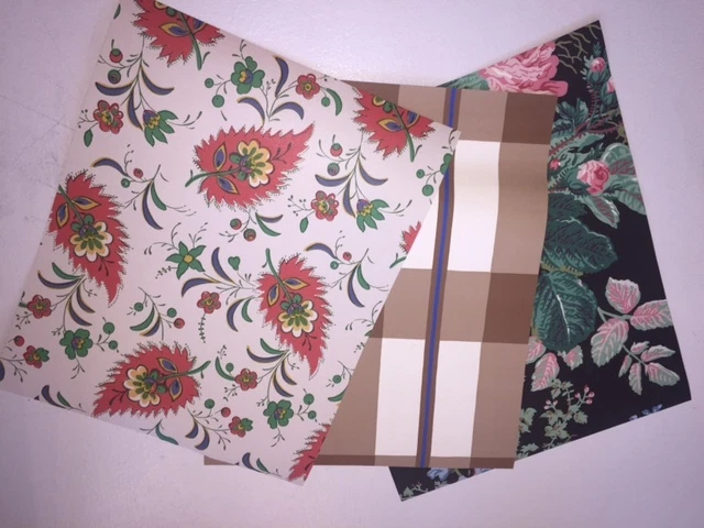 Vintage Wallpaper Sample Quantity 1 - Photo Is Showing A Few Patterns Many More - Image 1 of 1