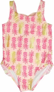 Kiko & Max Toddler Girls Pink Pineapple One-Piece Swimsuit Size 2T 3T 4T - Picture 1 of 2