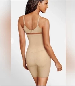 Nwt Maiden Form Small Nude Shapewear Thigh Slimmer Cooling - Picture 1 of 16