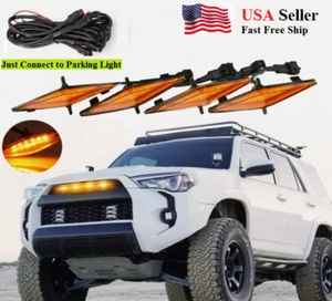 4x Raptor Style  Amber LED Grille Lights For 14-23 Toyota 4Runner TRD Pro - Bild 1 von 4