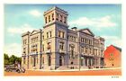 Charleston Sc South Carolina Post Office Street View Ct 27 Linen Postcard