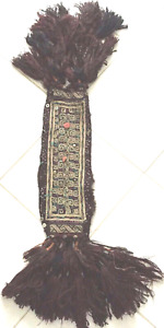 Pferde Tier Schmuck Halsband Stickerei Handgewebt Kelim Antique animal jewelry