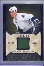 2022-23 Leaf In The Game Used Hockey Relic Jersey 45/45 Vincent Lecavalier