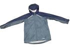 LL Bean Windbreaker Rain Jacket Kids Size L 14-16,Light Weight,Blue