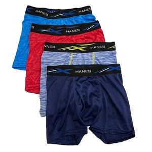 Boys Hanes X-Temp Boxer Briefs SMALL 4 Pack Tagless NEW NWOT - Picture 1 of 2