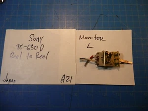 Sony TC-630D Reel to Reel Replacement Parts Monitor L Switch Part # 1-514-513-11 - Picture 1 of 5