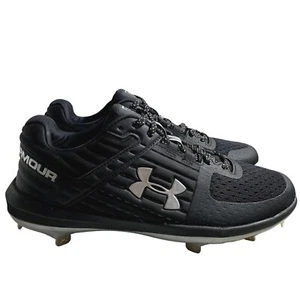 Botines de béisbol Under Armour UA para hombre talla 8,5 negros yarda bajos ST 3021711-002 - Imagen 1 de 9
