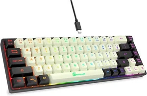 65% Gaming Keyboard Wired Backlit Mini Keyboard Ultra-Compact 68 Keys Membrane - Picture 1 of 19